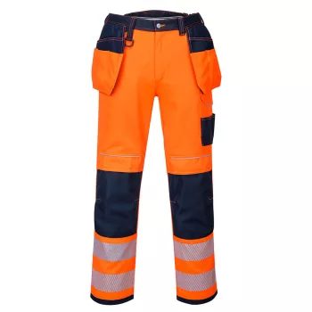 Portwest T501 PW3 Hi-Vis Holster nadrág Narancs/Navy - 33
