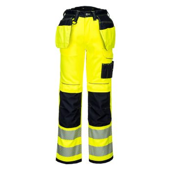 Portwest T501 PW3 Hi-Vis Holster nadrág Sárga/Fekete - 28