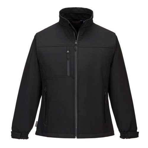 Portwest TK41 Charlotte női softshell kabát (3L) Fekete - XS