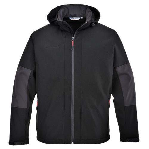 Portwest TK53 Softshell kapucnis dzseki (3L) Fekete - S