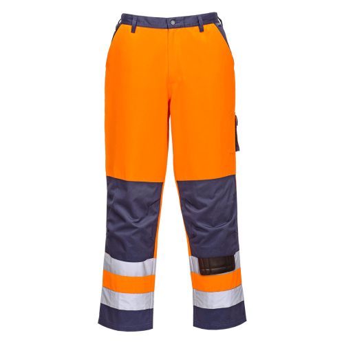 Portwest TX51 Lyon Hi-Vis nadrág Narancs / Navy - XS