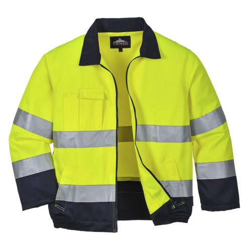 Portwest TX70 Madrid Hi-Vis kabát Sárga / Navy - S