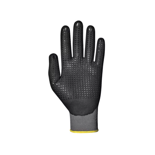 Sir Safety System Innoflex pöttyözött nylon/nitril 3/4 mártott kesztyű fekete 10/XL