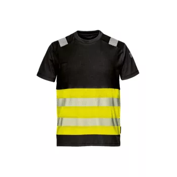   Sir Safety System Hi-Vis Contrast jól láthatósági póló fekete/sárga XXL