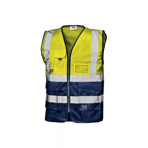 Sir Safety System Grifone jól láthatósági mellény sárga/sötétkék M/L