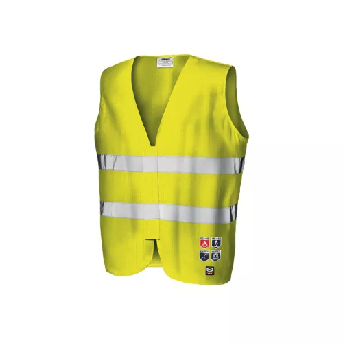 Sir Safety System Supertech jól láthatósági mellény sárga 4XL