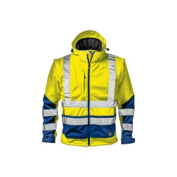   Sir Safety System Starmax jól láthatósági kabát sárga/kék 4XL