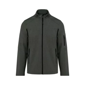 KARIBAN Férfi Softshell dzseki márgazöld XL