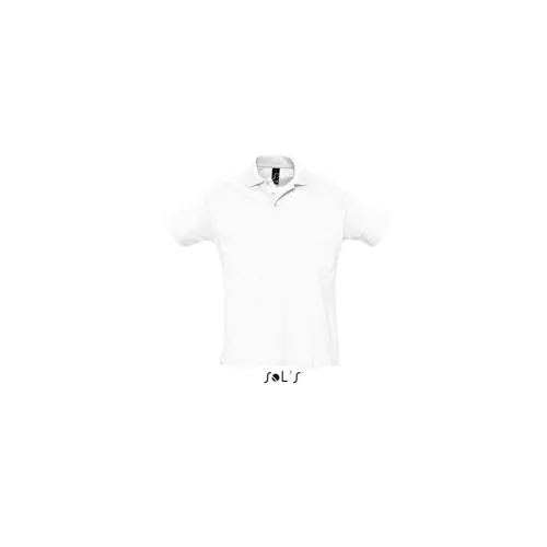 SOL S galléros póló fehér XXL