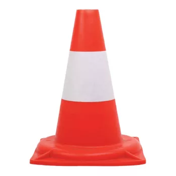 Közúti jelzőbója piros/fehér 30cm