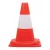Közúti jelzőbója piros/fehér 30cm